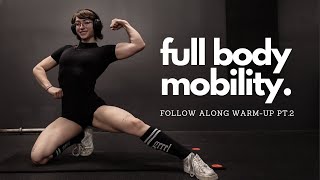 FULL BODY WARMUP  Guided Mobility Routine [upl. by Yroger464]