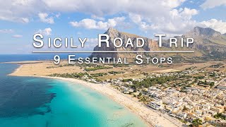 TOP 9 Sicily Road Trip Stops  2024 4K Italy Travel Guide [upl. by Leemaj]