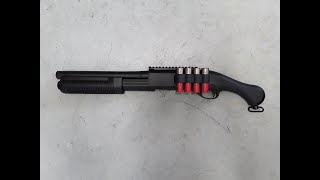 Airsoft CYMA M870 AOWC MultiShot Spring Shotgun [upl. by Amlez]