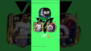 FC mobile game 😱 Bellingham mbappé vs FIFA mobile game😈  Bellingham mbappé [upl. by Admama]