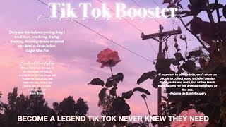 ❝Tik Tok Booster° Become a successful tik tok creator 𝐬𝐮𝐛𝐥𝐢𝐦𝐢𝐧𝐚𝐥 [upl. by Hurwit]