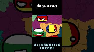 Alternative Europe  Kosovo amp Romania  shorts countryballs memes [upl. by Rotsen]