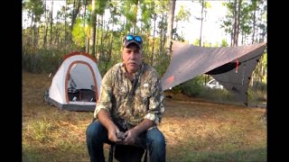 Primitive Camping Basics Part 2 Hammock and Tent Shelters [upl. by Arika294]