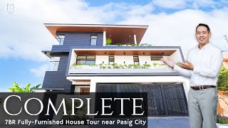 House Tour PA9 • quotEVERY Floor is a TREATquot • FullyFurnished 7BR House and Lot for Sale near Pasig [upl. by Apthorp91]