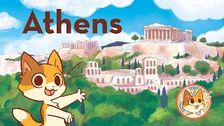 Explore Athens Greece with KeeKee  KeeKees Fun Facts Educational Videos for Kids [upl. by Leiahtan]