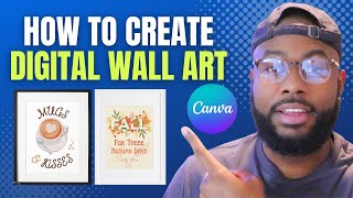 How To Make Printable Wall Art Using Canva  Creating Sizing amp Listing Digital Wall Art on Etsy [upl. by Targett]