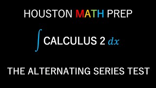 Alternating Series Test Convergence Test [upl. by Amora]