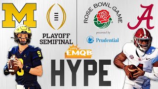 Rose Bowl 2024 HYPE video Michigan Wolverines v Alabama Crimson Tide [upl. by Atazroglam]