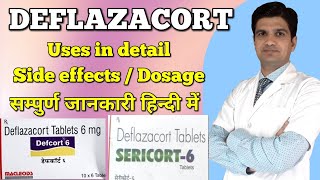 Deflazacort tablets  Deflazacort tablet 6 mg  Defcort tablet  Sericort tablet uses Side effects [upl. by Samohtnhoj]