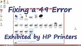 Fixing a 49 Error on HP Printers [upl. by Rea902]