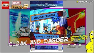 Lego Marvel Superheroes 2 Cloak and Dagger DLC STORY  HTG [upl. by Aiva]