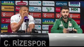 Antalyasporda Mehmet Aurelio Çaykur Rizespor mağlubiyetini değerlendirdi [upl. by Jevon585]