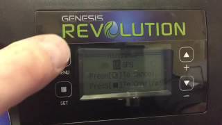 Genesis Revolution Water Softener Programming Video  DWS [upl. by Oirram]