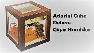 The reveal of Adorini Cube Deluxe Cigar Humidor [upl. by Cherey508]