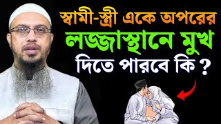 উত্তেজনাবশত স্বামীস্ত্রী একে অপরের লজ্জাস্থানে মুখ দিতে পারবে কিনা  শায়খ আহমাদুল্লাহ hedayah [upl. by Cherice719]