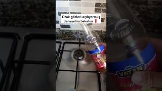 1 kaç damla sirke ile Ocak gözünüz daha harlı yanıyor trending temizlik mutfaksizinkitchenhacks [upl. by Kabob]