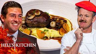 Vive la France Chefs Cook French Cuisine amp Chef Ramsay Speaks French  Hell’s Kitchen [upl. by Paucker]