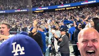 AMAZING SEATS VIEW OF FREEMAN GRANDSLAM TO WIN WORLD SERIES GAME 1 VS YANKEES Follow for more [upl. by Ainotahs]