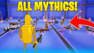 OG MYTHIC ITEMS in Fortnite Creative MAP CODE Vaulted Items [upl. by Bolitho]