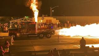 Hellfire Jet Truck 2nd run july31 2021 IHRA nationals Grand Bend Motorplex [upl. by Furiya]