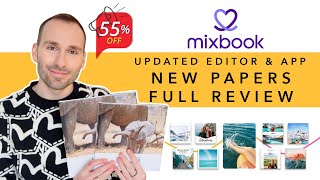 New Mixbook Review  Papers New Features App amp more  up to 55 discount [upl. by Yaras66]