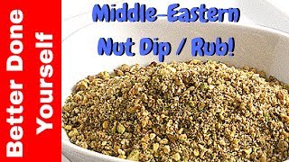 How to Make Homemade Middle Eastern Dukkah Spice Mix Recipe [upl. by Tchao]