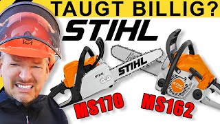 HAT STIHL EIN PROBLEM BILLIGSTE STIHL KETTENSÄGE MS 162 im TEST  WERKZEUG NEWS 236 [upl. by Inohs]