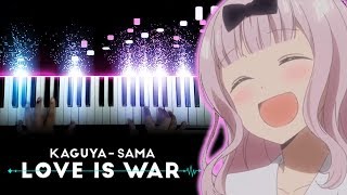 Chikas Dance  Kaguyasama Love is War ED 2  quotChikatto Chika Chikaquot Piano [upl. by Vincent229]