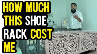 How Much Does This Shoe Rack Cost Us  Azad Chaiwala [upl. by Cailly]