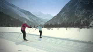 Zermatt  Matterhorn Cross country skiing [upl. by Odragde]