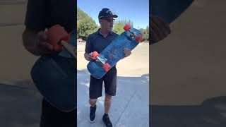 Carver C7 surf skate at the Healdsburg California skatepark [upl. by Thierry754]