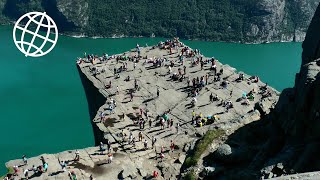 Pulpit Rock Preikestolen Norway Amazing Places [upl. by Melgar]