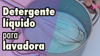 Cómo hacer detergente líquido casero para la lavadora [upl. by Pani]