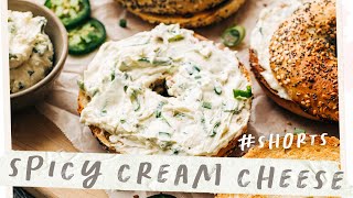 Jalapeño CREAM CHEESE Schmear Recipe for Bagels [upl. by Suivatal]