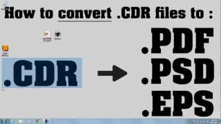 BEST way to convert CDR to EPS  SOLVED [upl. by Goltz]