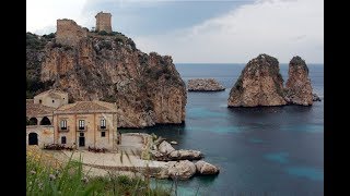 Places to see in  Castellammare del Golfo  Italy  Tonnara di Scopello [upl. by Kaehpos998]