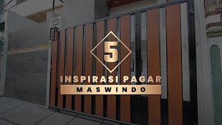 5 Inspirasi Pagar Rumah By Maswindo  Aswin Yanuar Maswindo [upl. by Arnst]