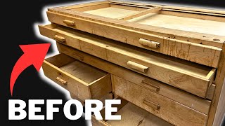 How I Turned an Old Cabinet Into a Workshop Storage Solution [upl. by Aliekat]