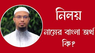 নিলয় নামের অর্থ কি  Niloy meaning in Bangla  Niloy namer ortho ki [upl. by Nohsram]