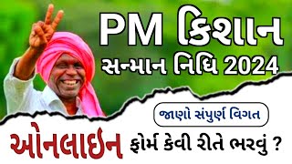 PM Kisan યોજના મા 2024 મા ફોર્મ કઈ રીતે ભરવું  PM Kisan Ma Rs 6000 Mate Form kay Rite Bharvu 2024 [upl. by Onaimad392]