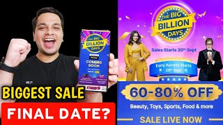 Flipkart Big Billion Days 2024 Final Sale Date  Biggest Sale  Big Billion Days 2024 Best Offers 🔥 [upl. by Nguyen448]