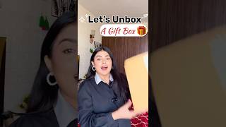 Let’s Unbox a Gift 🎁 Box mystery box adayinmylife parcelunboxing giftunboxing giftbox [upl. by Lleda]