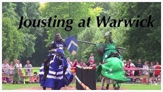 Jousting Event at Warwick Castle and Trebuchet Shooting [upl. by Zielsdorf]