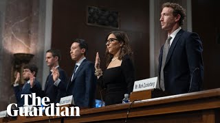 TikTok Snap Meta and X CEOs testify in Senate hearing – watch live [upl. by Tnecnev]