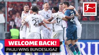 Congratulations St Pauli  Great Comeback Win to Become Bundesliga 2 Champions [upl. by Yeorgi]