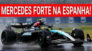 2 DÃ‰CIMOS MAIS RÃPIDO MERCEDES VEM MUITO FORTE PARA O GRANDE PRÃŠMIO DA ESPANHA  F1 2024 [upl. by Akirehc737]