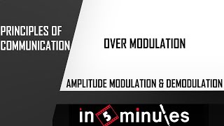 Module2Vid7Amplitude Modulation and DemodulationOver Modulation [upl. by Aonehc]