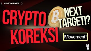 CRYPTO KOREKSI SAMPAI KAPAN NEXT TARGET OUTLOOK BITCOIN TERBARU AKAN KAH ALL TIME HIGH LAGI [upl. by Atiluap]