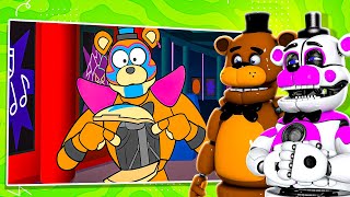 5 AM at Freddys Superstar Edition Piemations Animations REACT with Freddy Fazbear [upl. by Duffie]