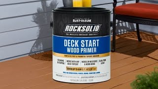 How to Prepare Your Deck With RockSolid Deck Start Wood Primer [upl. by Codee]